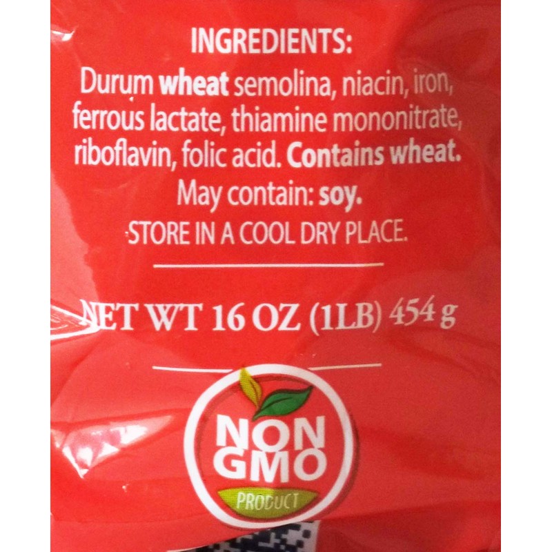 Linguine Spigadoro Italian Pasta 1 Pound - Pack of 12