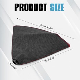 Wogomz Car Shift Boot Cover, Car Fabric Shift Knob Dust Cover, Manual/Automatic Gear Shifter Cover Protector, Universal Gear Shift Knob Boot Dust Cover, Interior Car Accessories (Black)