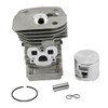 Farmertec 47mm Bore Cylinder Piston Kit Compatible with Husqvarna 455