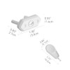 SAFELON 22 + 4 Pack Italian and European Socket Covers,