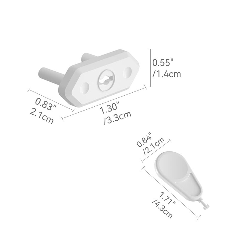 SAFELON 22 + 4 Pack Italian and European Socket Covers,