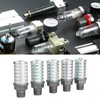 5Pcs Pneumatic Air Compressor Muffler High Pressure Resistant Air Exhaust