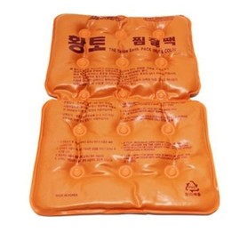natural red clay compress for waist, shoulders and abdomen massage