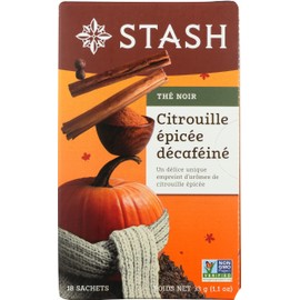 Stash Tea, Tea Pumpkin Spice Decaffeinated, 18 Count