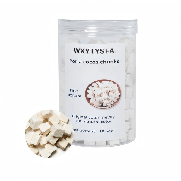 Poria cocos,Pure Poria cocos, White Poria Fungus(Fu Ling) - 300g/10.5oz,