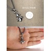 EUROKOHAKU Fleur-de-lis Crest Pendant, Lily, Men's, Silver Color, Surgical Stainless