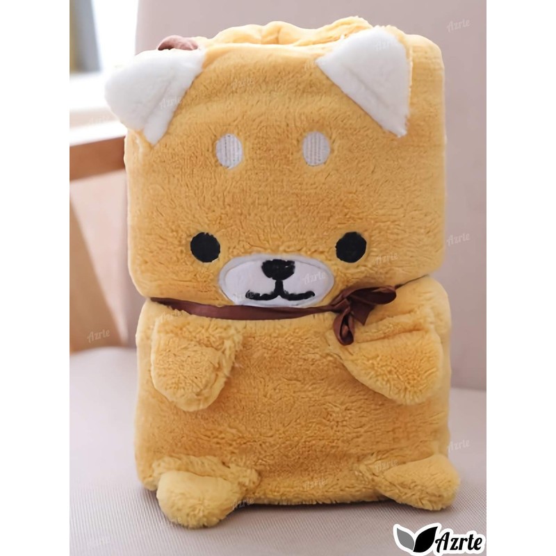 Azrte Blanket Throw Warm Animal Dog Animal Nap Pillow Dog