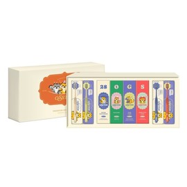 Osstem Dental Set 4:4 (4 toothpastes + 4 toothbrushes) / 오스템 덴탈세트 4:4 (치약 4 +칫솔4)