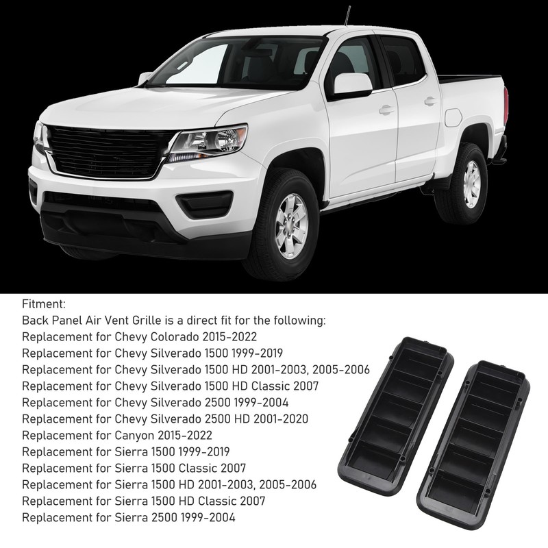 2pcs Back Panel Air Vent Relief Grille 13596856 Replacement for