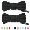 [Stepace] 2 Pairs (Pack of 4) Shoelaces Half Round Shoe