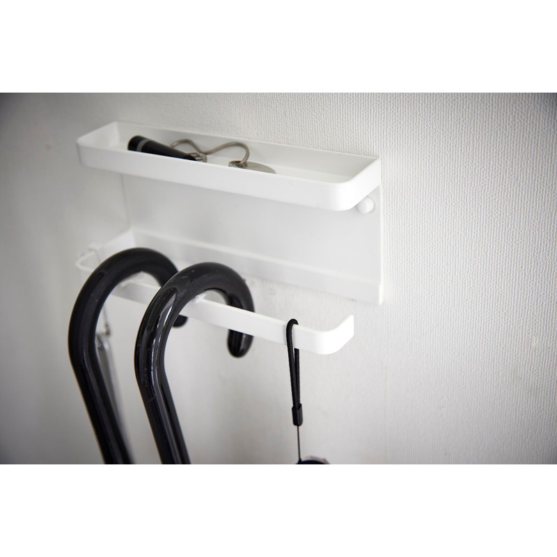 Yamazaki 6693 SMART White Steel Umbrella Holder Wall Mounted Minimalist