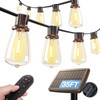 addlon 35FT Solar String Lights Outdoor, IP54 Waterproof Solar Powered