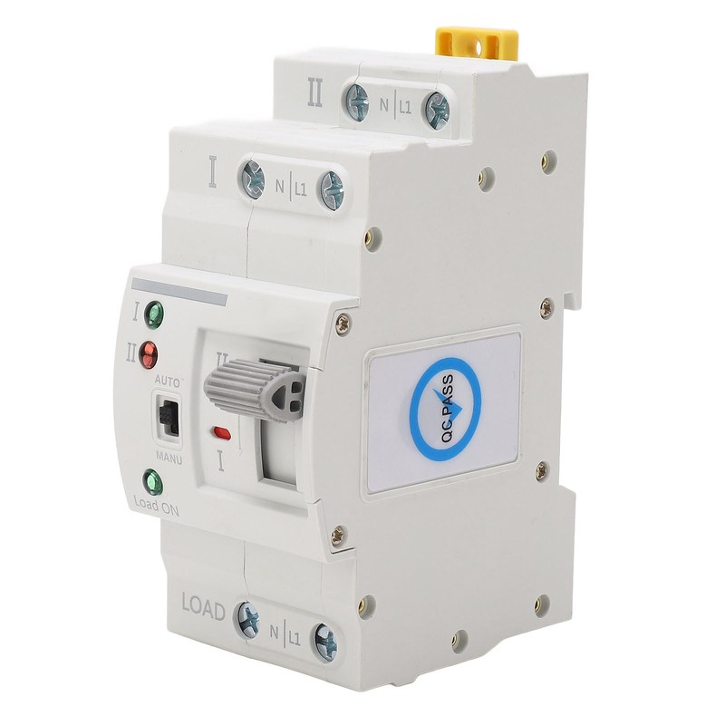 Dual Power Automatic Transfer Switch 2P 10A Millisecond Switching Generator