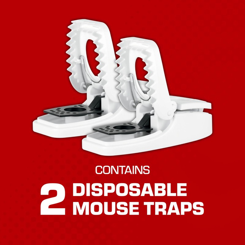 Tomcat Press 'N Set Mouse Trap for Indoor or Outdoor