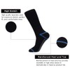 JOYNÉE Mens 6 Pack Athletic Performance Cushion Crew Socks for