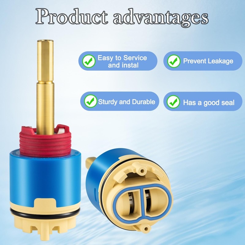 10670 Shower Cartridge, Compatible with Aquasource/Glacier Bay, JH02BJ HL-40 4.25"Single