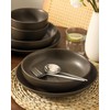 Tikooere Stoneware Dinnerware Set for 4 Person,12 Pieces Ceramic Plates