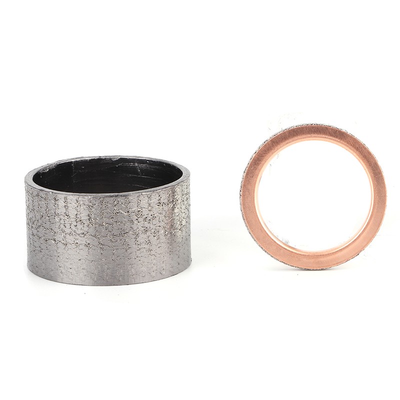 Copper Motorcycle Exhaust Pipe Gasket Seal Washer Fits for Yamaha