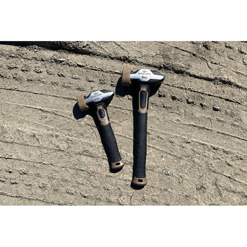 Spec Ops Tools Blacksmith Hammer, 4 lb Sledgehammer with Removable