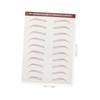 Baluue Realistic 3d Eyebrow Stickers Temporary for Natural Look Waterproof