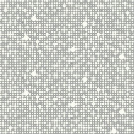 RoomMates RMK9106WP Metallic Gray Polka Dot Peel and Stick Wallpaper