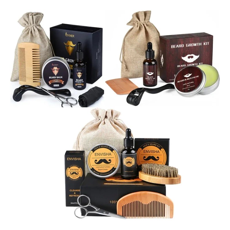 Kit Para Hacer Crecer La Barba, Aceite Esencial Para Barba,