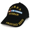 Armycrew Korea War Veteran Ribbon Embroidered Structured Military Baseball Cap
