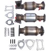 Complete Catalytic Converters (Bank1, 2 and Rear) Replacement for 2009-2015
