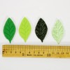 Mililanyo Pack of 100 Padded Felt Fake Leaf Velvet Leaf