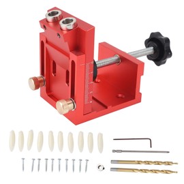 Woodwork Guides Joint Angle Tool Carpentry Locator Pocket Hole Jig Tool Kit Precision Positioning Multifunction Inclined Hole Locator Positioner for Woodworking Angle Drilling