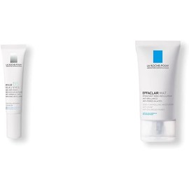 La Roche Posay Hyalu b5 contorno de ojo + La Roche Posay Effaclar Mat Crema Facial Matificante para Piel Grasa - 1 x 40 ml