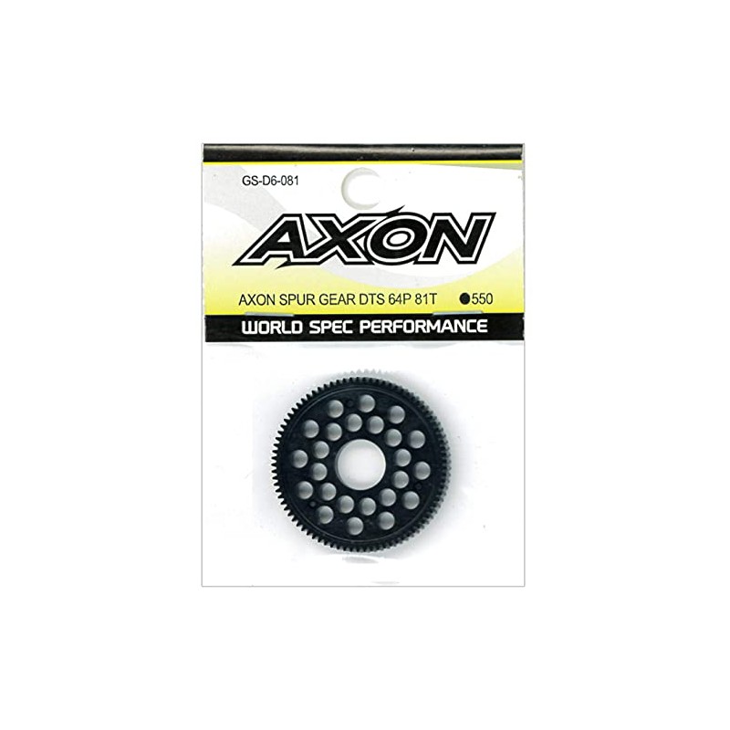 Axon Spur Gear DTS 64P 81T GS – D6 – 081 