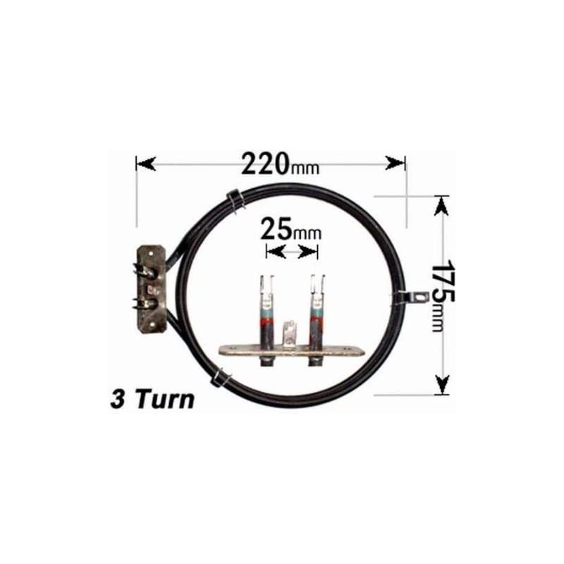 CDA Fan Oven Cooker Element