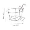 Abaodam Stainless Steel Hanging Flower Pot Rack Durable Planter Holder