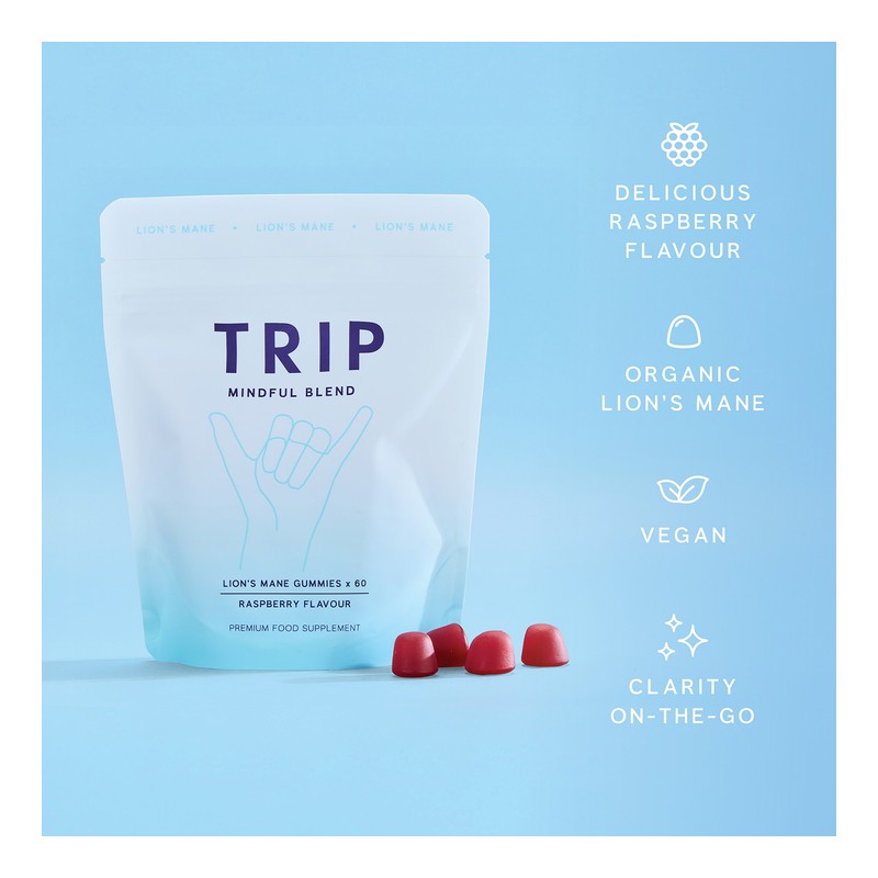 Trip Lion's Mane Gummies 2000mg 60 Gummies