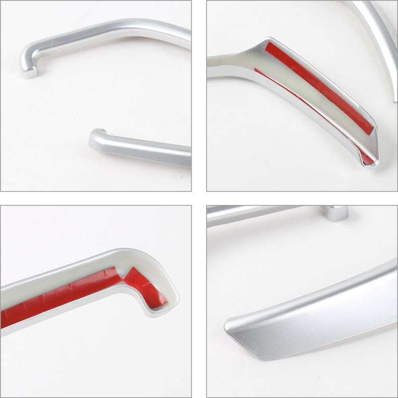 Voodonala Silver Dashboard Trim for 2015 2016 2017 2018 2019