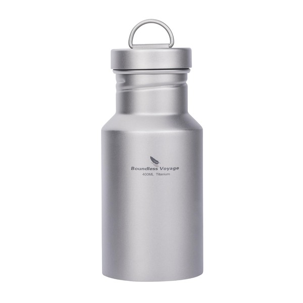 Boundless Voyage Titanium Water Bottle with Lid Wide Mouth Leak-Proof