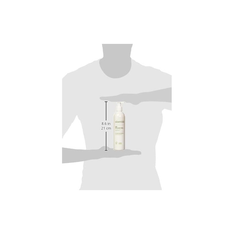 Aloevida gel de aloe vera, regeneracion y hidratacion, 98% ingredientes
