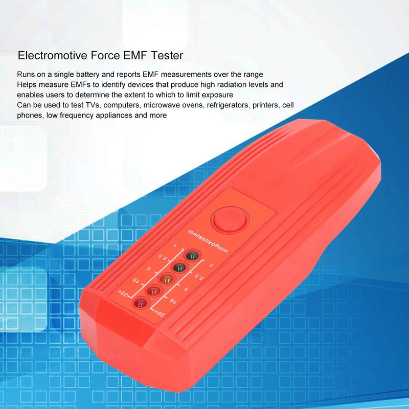 Electromotive Force EMF Tester Color LED Indicator Electromagnetic Radiation Detector