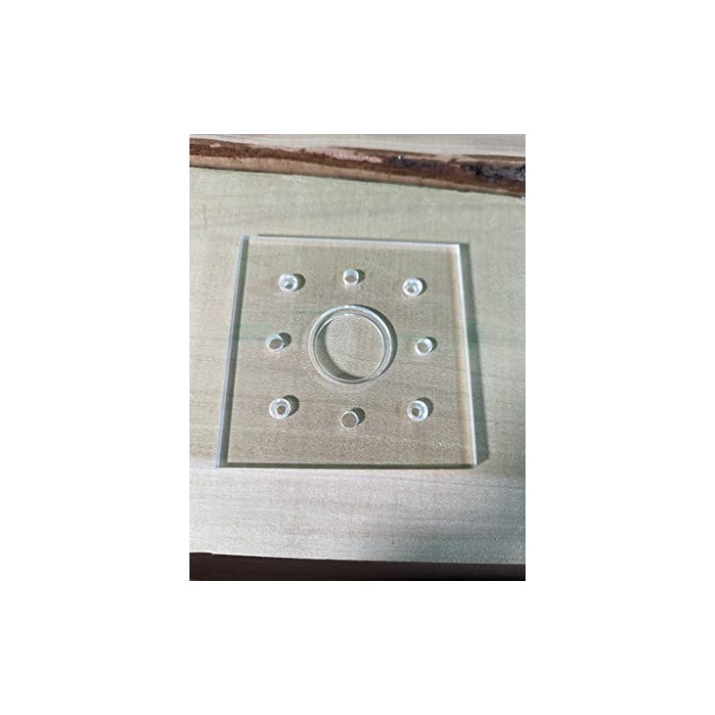 1/4" thick plexiglass base plate for Ryobi one+ PCL424B and