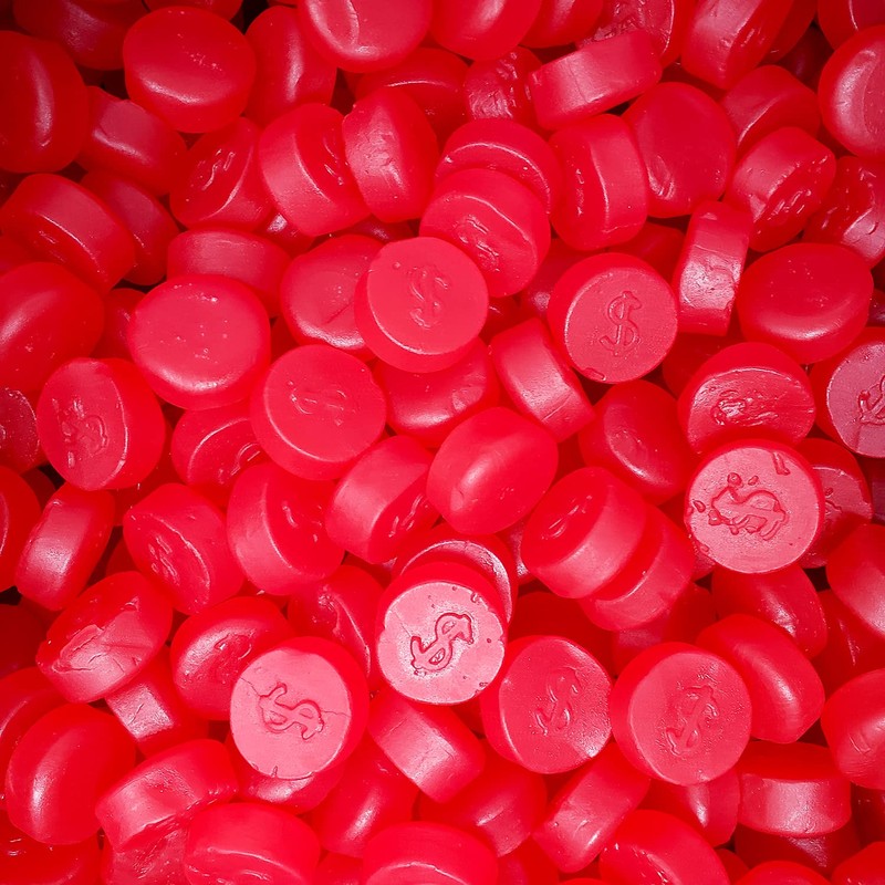 Candy Retailer Cherry JuJu Candy Coins 1 Lb.