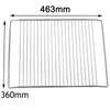 SPARES2GO Wire Shelf Rack for Beko Oven Cooker Grill (463mm