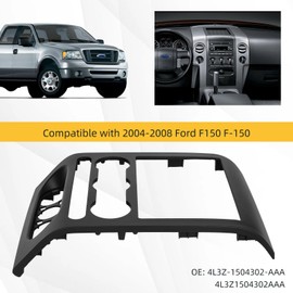 OKPARZ Compatible for Dash Radio Bezel Center Trim Panel 2004 2005 2006 2007 2008 Ford F-150 F150 4L3Z-1504302-AAA