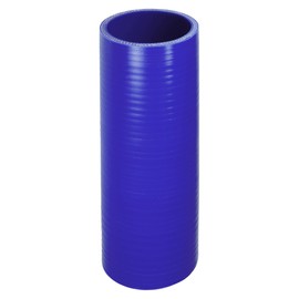 X AUTOHAUX 1 Pcs 60mm 2.36" ID 200mm 7.87" Length 0 Degree Blue Car Silicone Hose Coolant Hose Universal