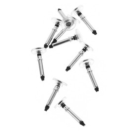 TEHAUX 10pcs Capacitive Stylus Pen Tip Replacement for Touch Screens Durable Disc Tips for Tablets Smartphones Laptops Accurate Touch Control Easy Installation