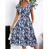 Zeagoo Dresses for Women Casual Summer Tropical Dresses Womens Midi