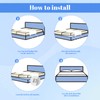 NOSONUS Bed Bridge Twin to King,Twin to King Bed Converter