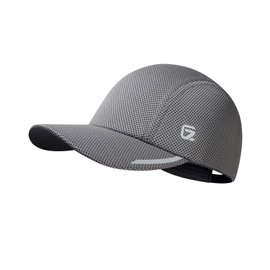 GADIEMKENSD Men's Cooling Running Hat Performance Mesh Cap - Excellent Ventilation, Lightweight, Reflective Safety - Cools Up To 2 Hours, darkgray