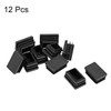 sourcing map Plastic Plug End Caps 30mm x 20mm Rectangular