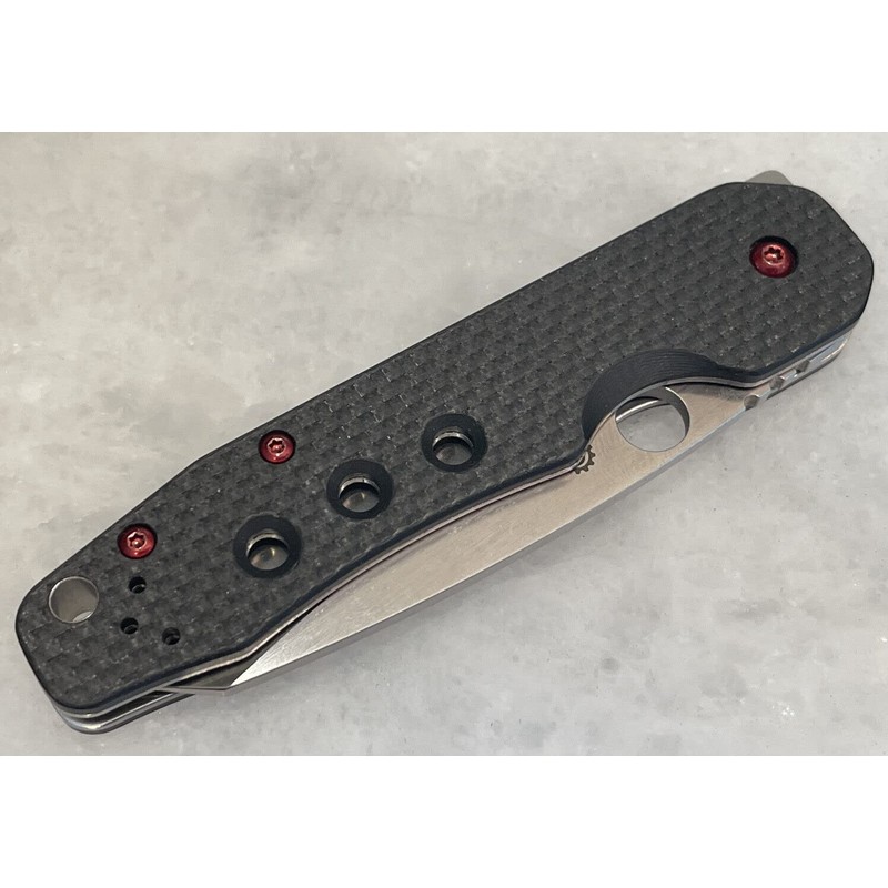 Red Stainless Steel Screws Set For Spyderco Smock C240CFP Knife